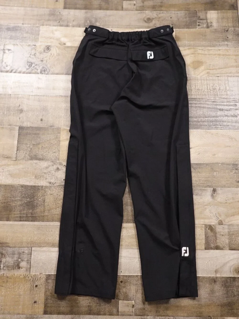 FootJoy DryJoys Tour XP Rain Pants Men's Medium Black Waterproof Golf